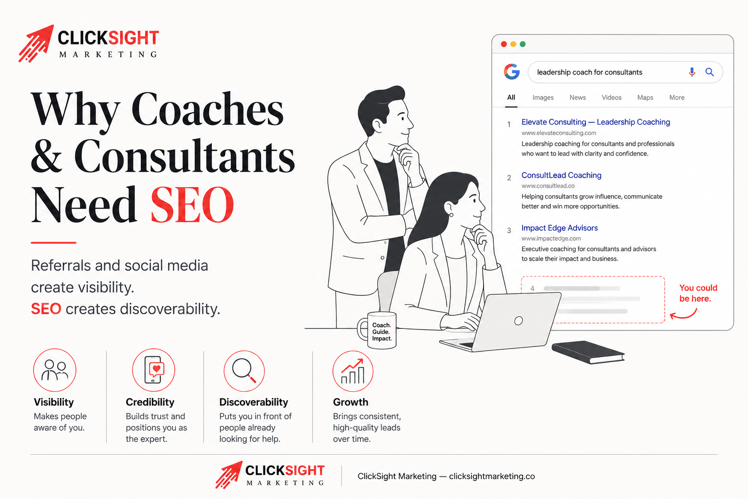 Why coaches and consultants needs SEO